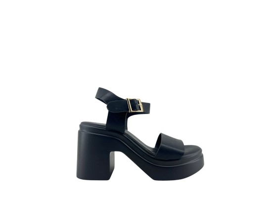 Sandalia Tacón Ancho Plataforma